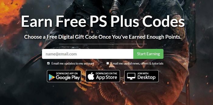 Earn Free PS Plus Codes