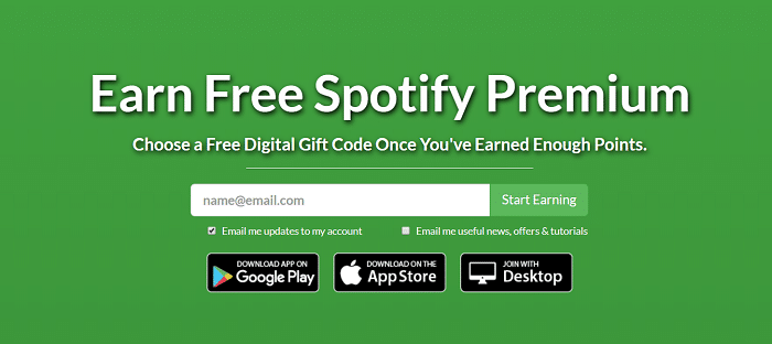 Earn Free Spotify Premium