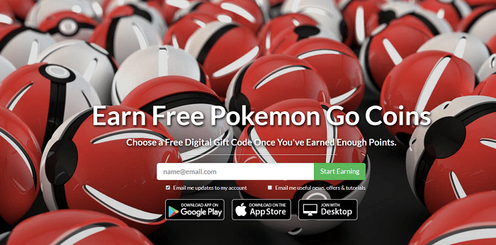 Earn Free Pokemon Go Coins