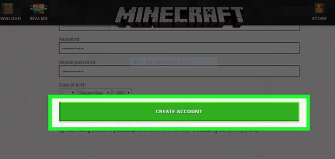 create accont