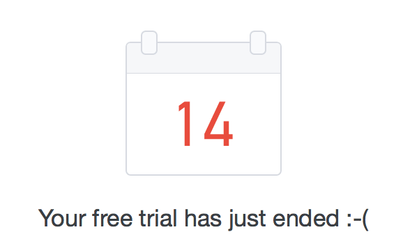 free trial ends