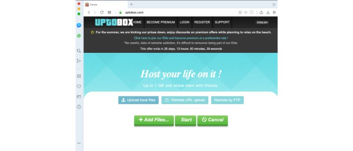 uptobox website