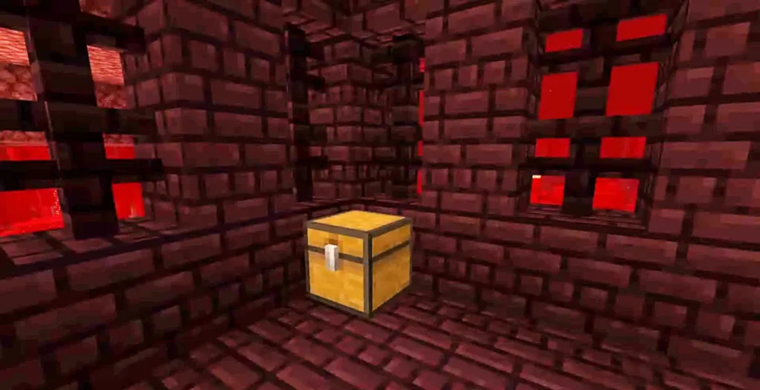 minecraft nether fortress chest