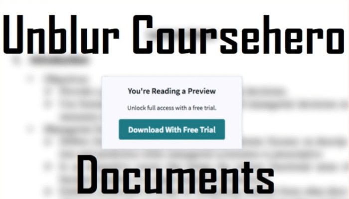 unblur docs
