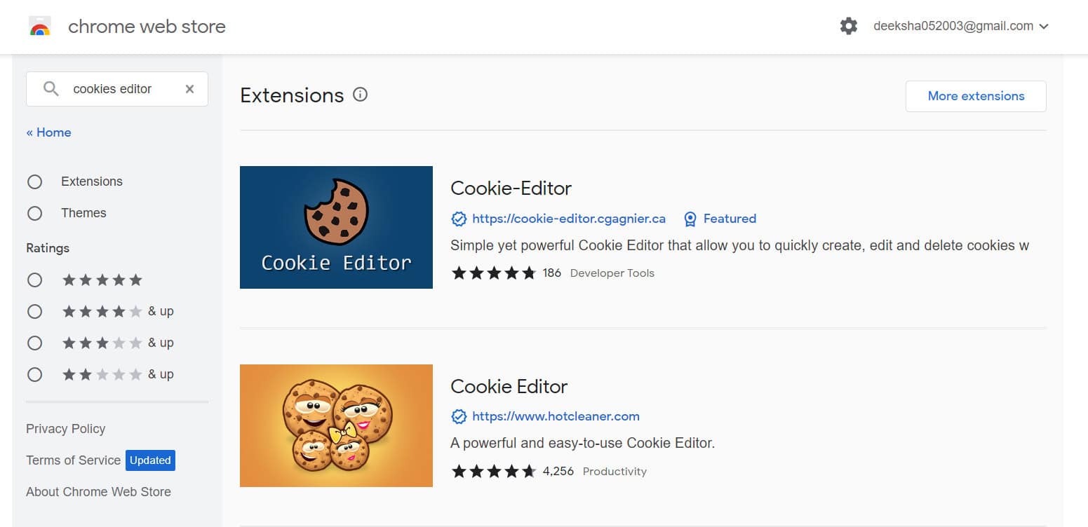cookie editor