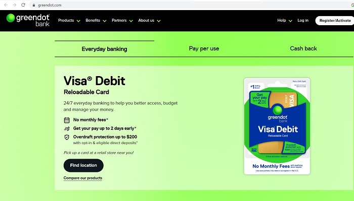 greendot debit cards