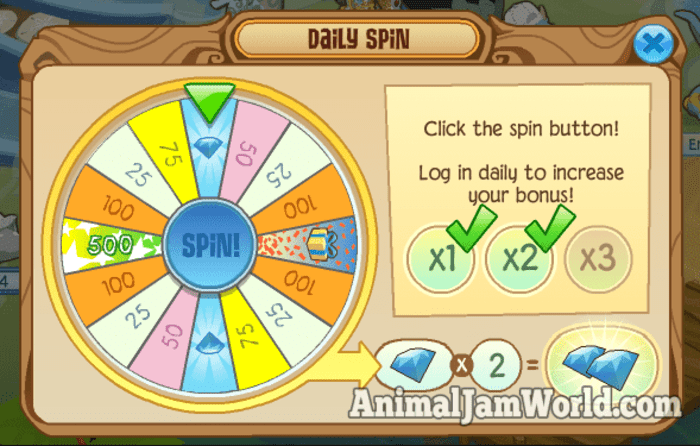 daily spin
