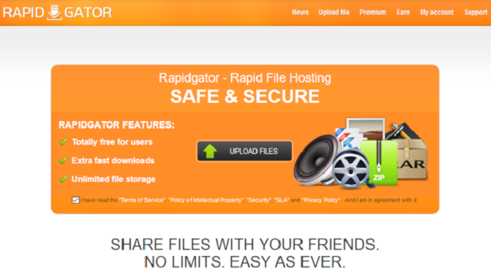 safe and secure rapidgator