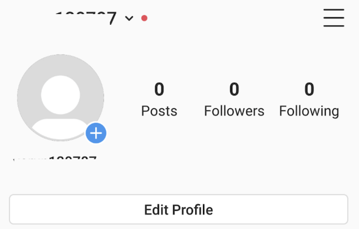 zero followers profile