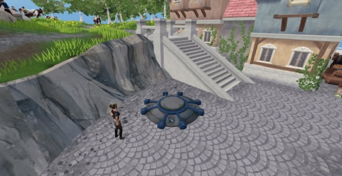 teleport in island