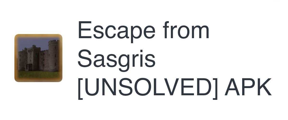escape from sasgris