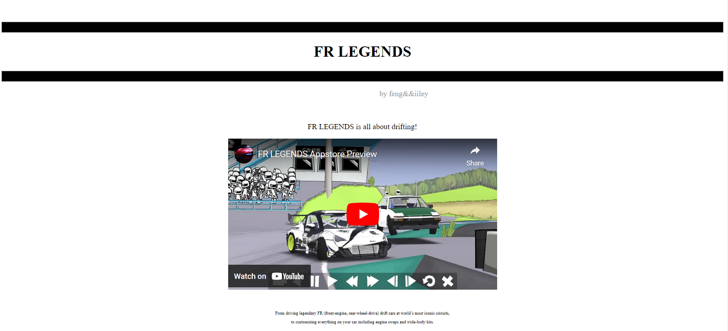 fr legends website