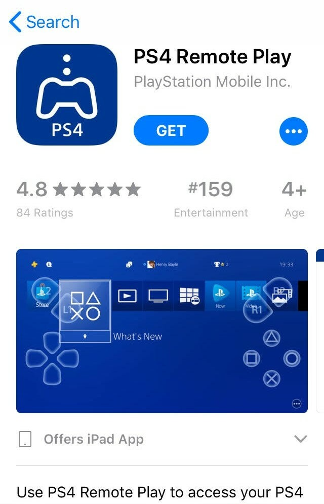 ps remote play app