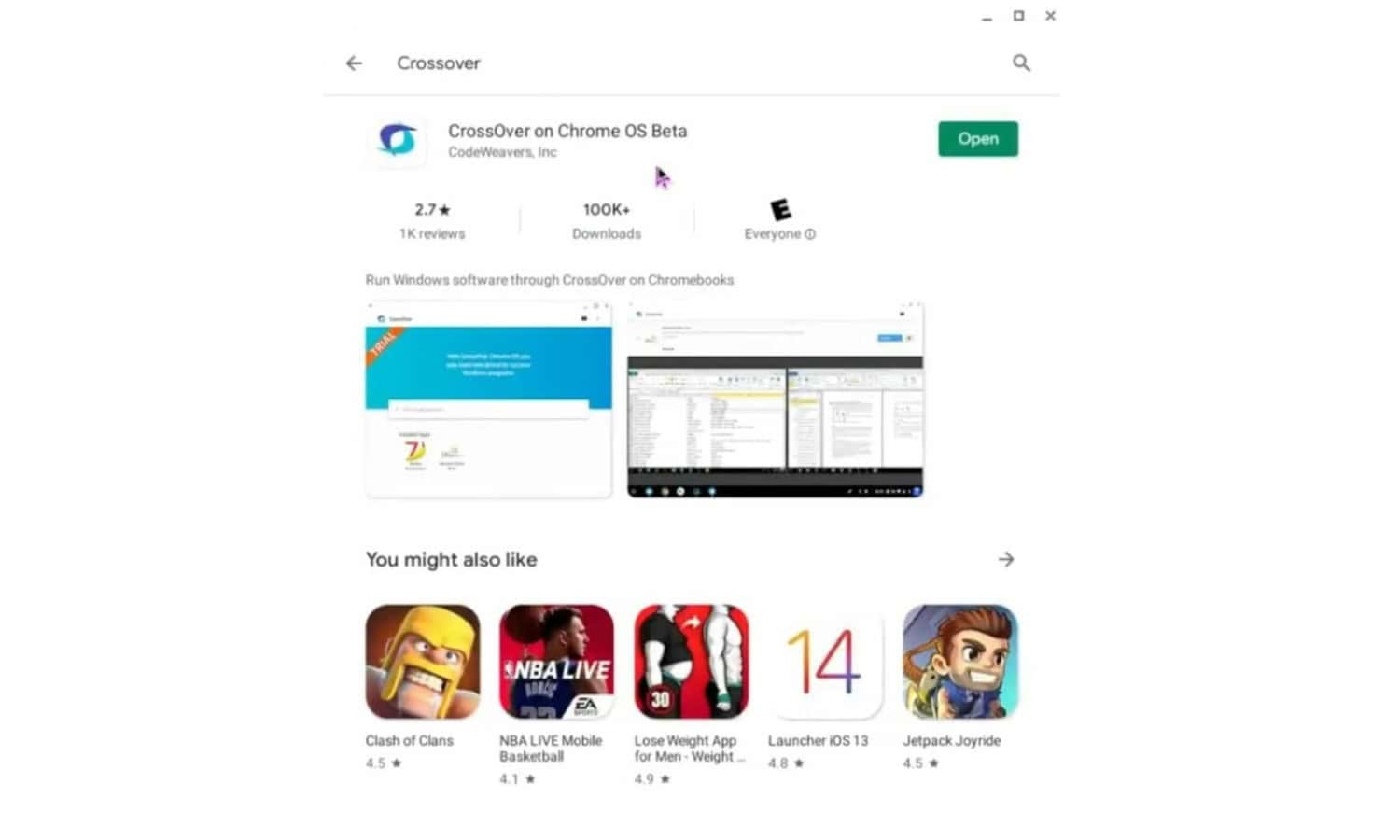 install crossover
