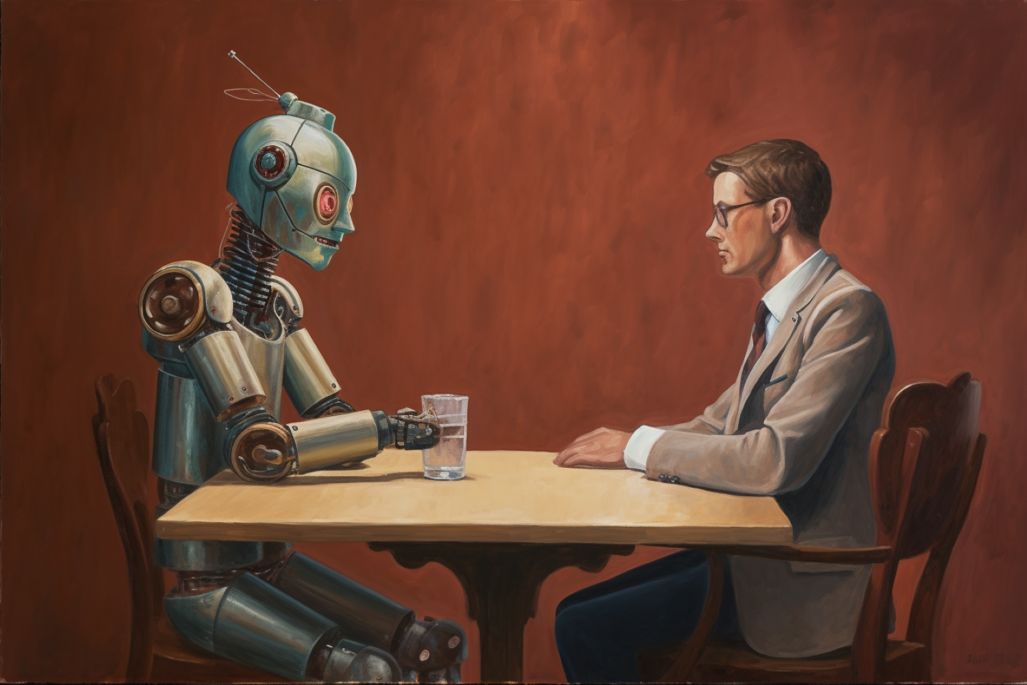 human and robot