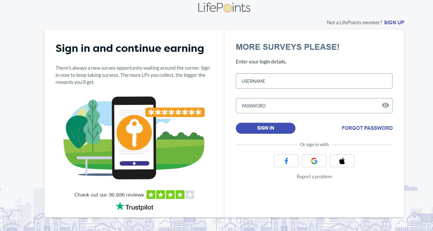 lifepoints website login